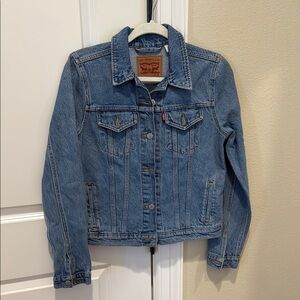 Levi's Blue Denim Jacket with Logo Patch